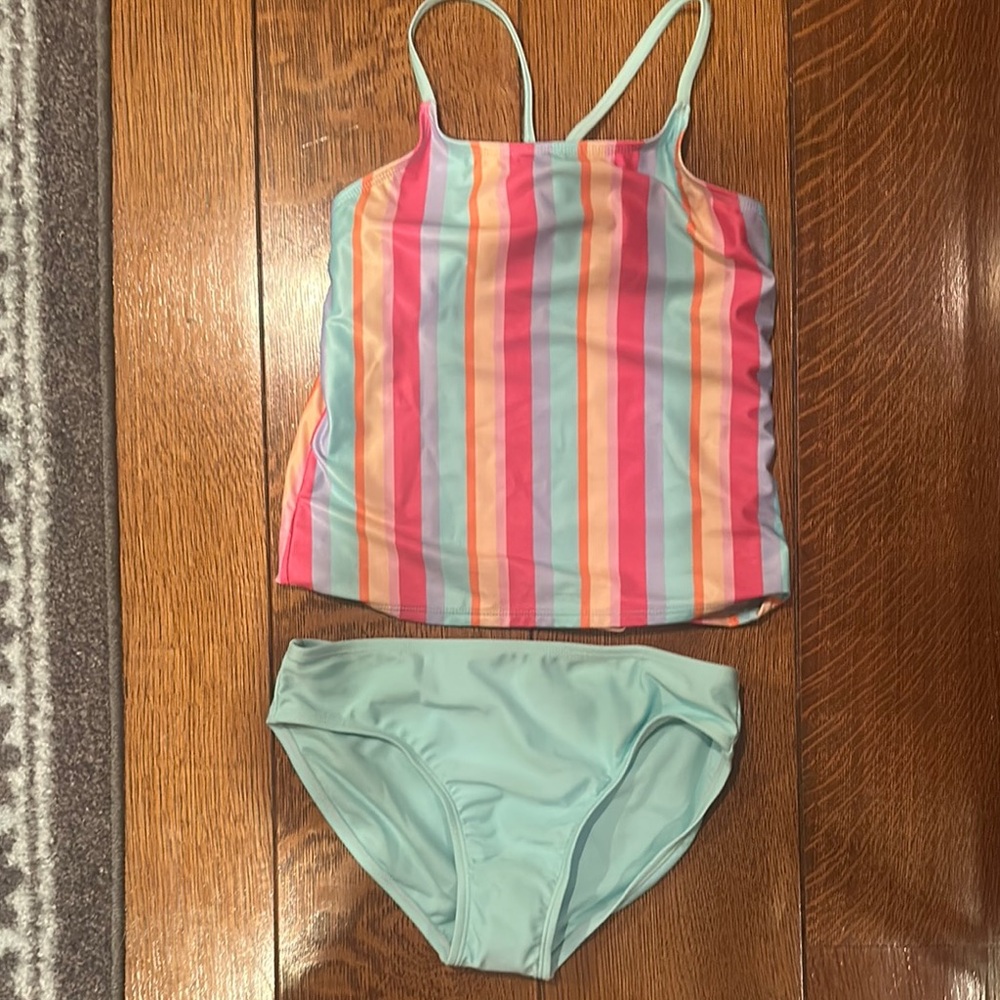 Wonder Nation Pink and Orange Bikini Set